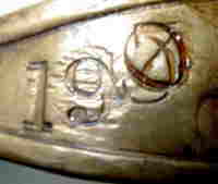 1841 Naval Cutlass Guard Marking