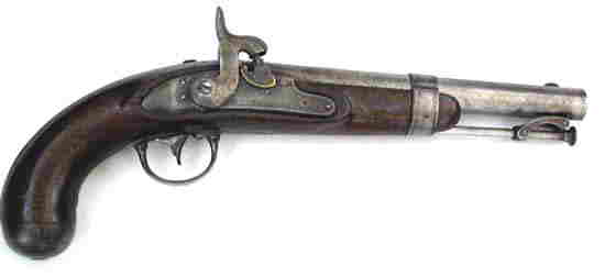 U.S. MODEL 1836 ASA WATERS PISTOL Right Side